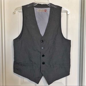 Mens Gray Vest SZ S